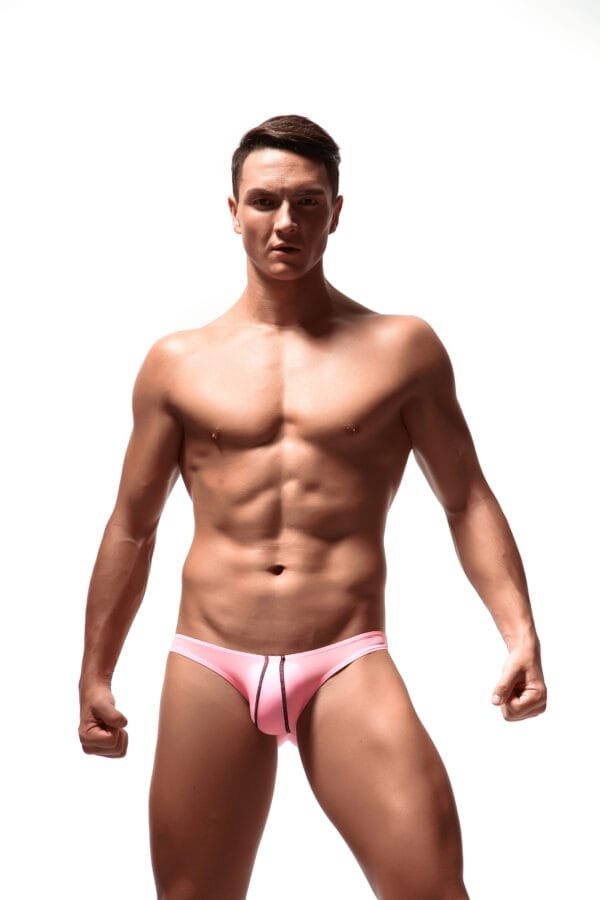 E-055 | Bragas con diseño de líneas para hombres - Ropa interior moderna - Imagen 4
