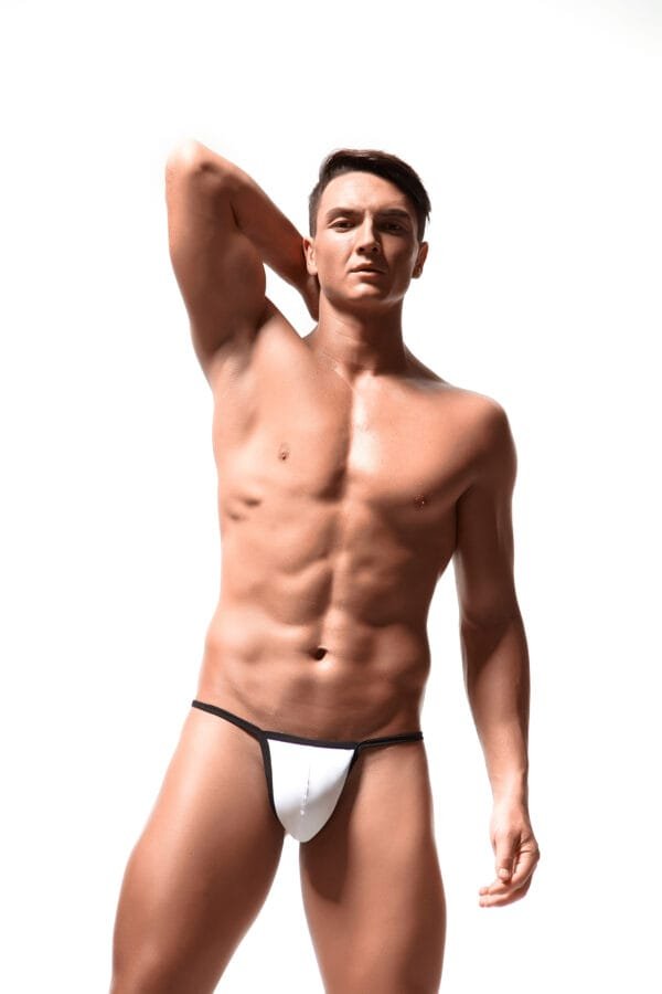 E-059 | Tanga de malla para hombres - Ropa interior cómoda - Imagen 5