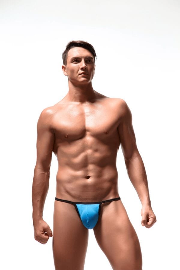 E-059 | Tanga de malla para hombres - Ropa interior cómoda - Imagen 4