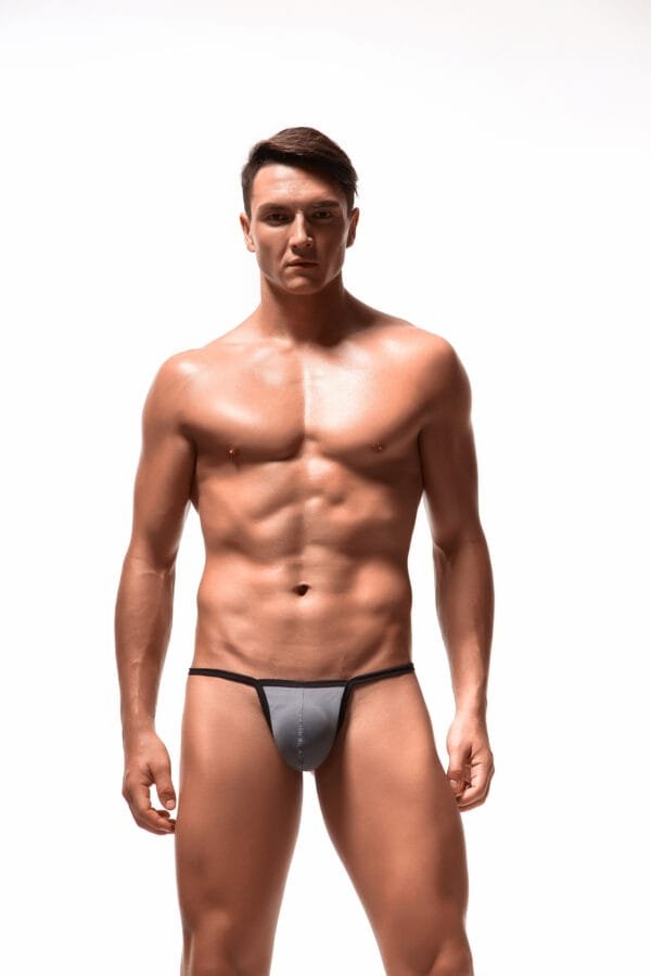 E-059 | Tanga de malla para hombres - Ropa interior cómoda - Imagen 2
