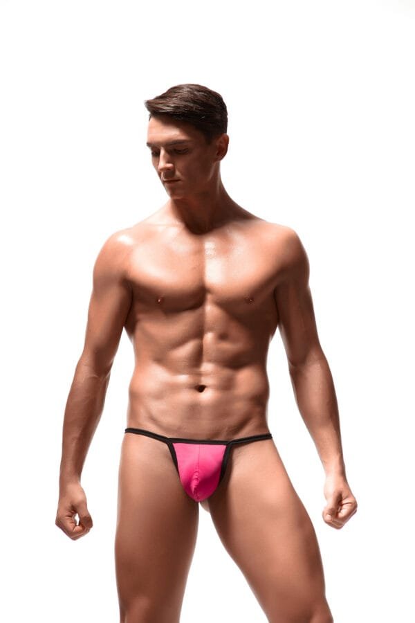 E-059 | Tanga de malla para hombres - Ropa interior cómoda