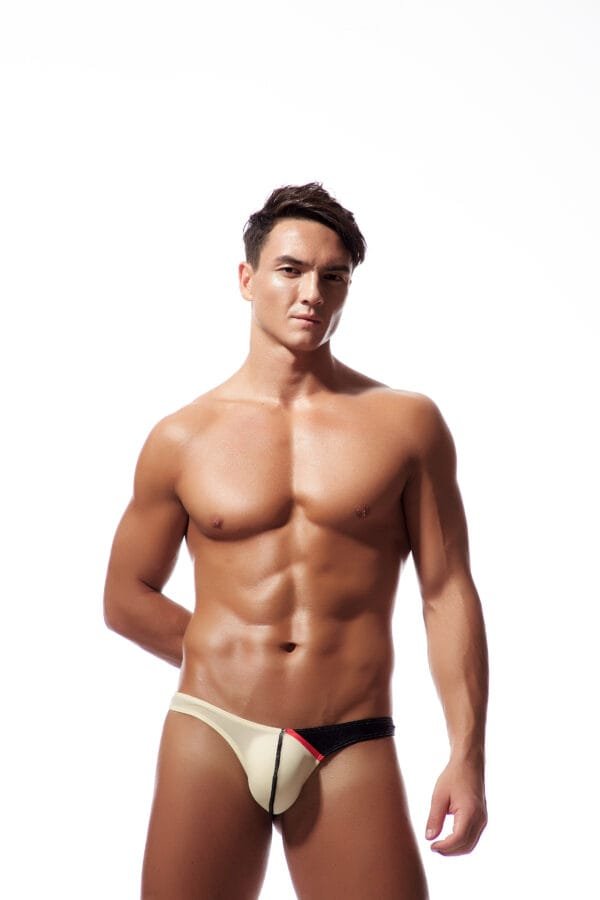 E-042 | Tanga de tejido fresco para hombres - Ropa interior sexy - Imagen 4
