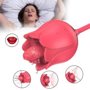 LF23-01-07 | Vibrador de Succión y Lengüeta, 12 Modos, IPX7