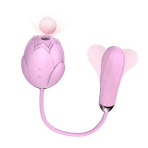 LF23-01-09 | Vibrador de Toque y Succión, 12 Modos, IPX7